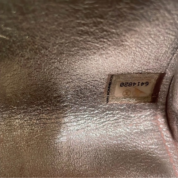 Chanel Silver Metallic Square Quilt Reissue Accordion Flap Bag - Picture 4 of 8